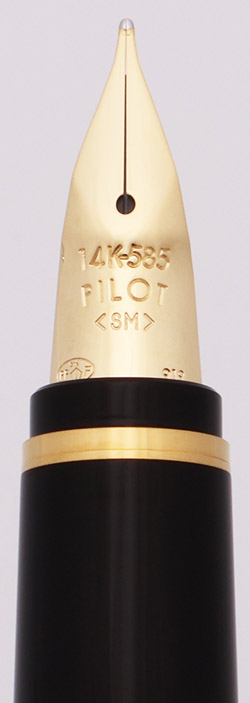 Namiki Falcon Fountain Pen (2019) - Black w Gold Trim, C/C